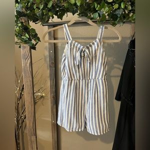 Daytrip- girls striped romper